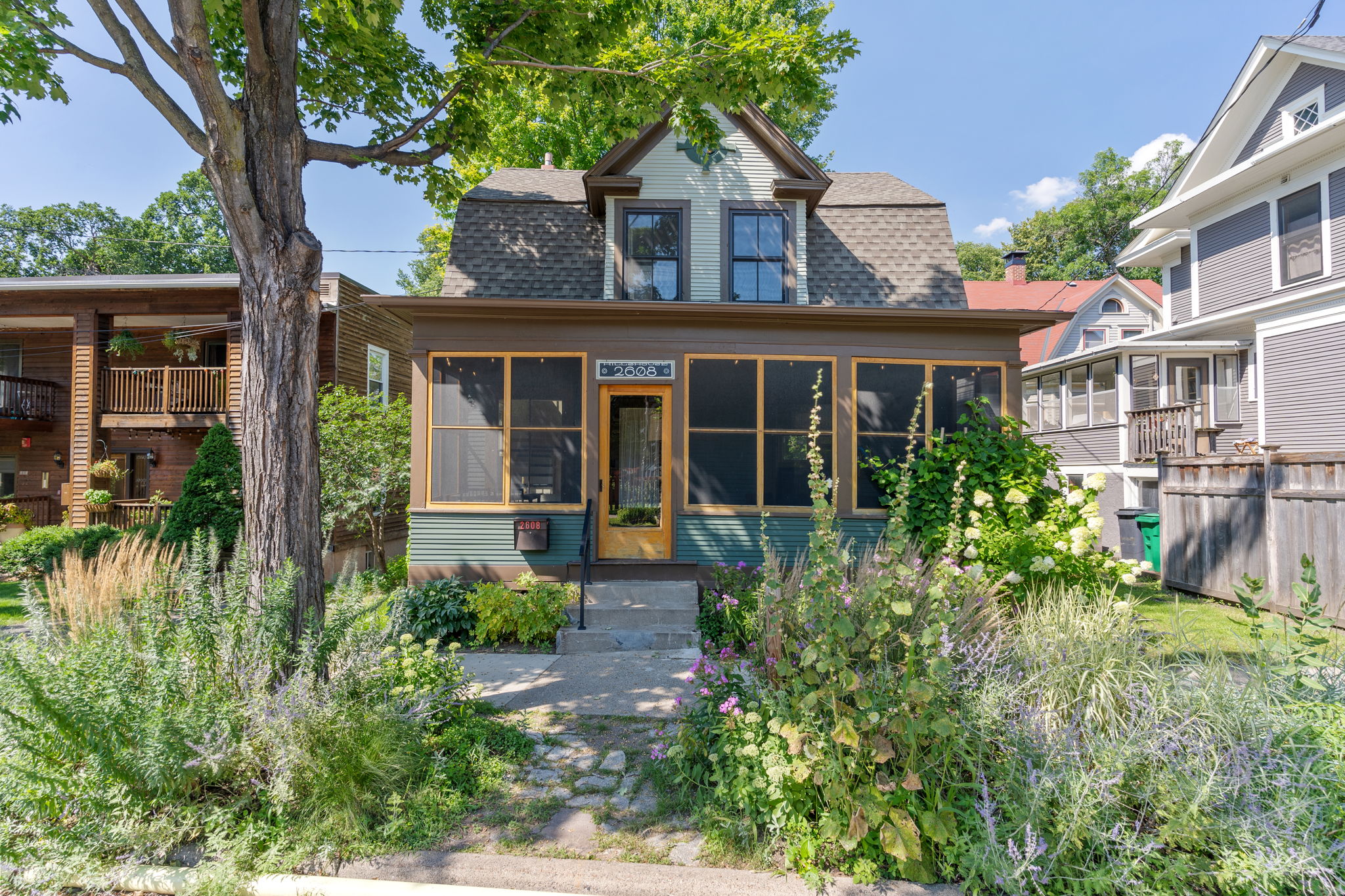 Exterior view of The Hills House in Linden Hills